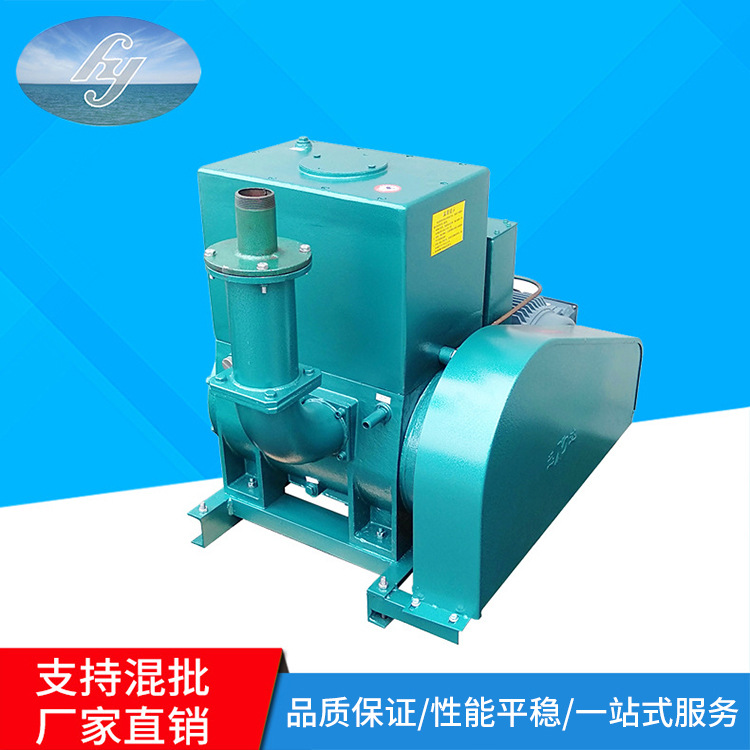 皮带双级旋片式真空泵